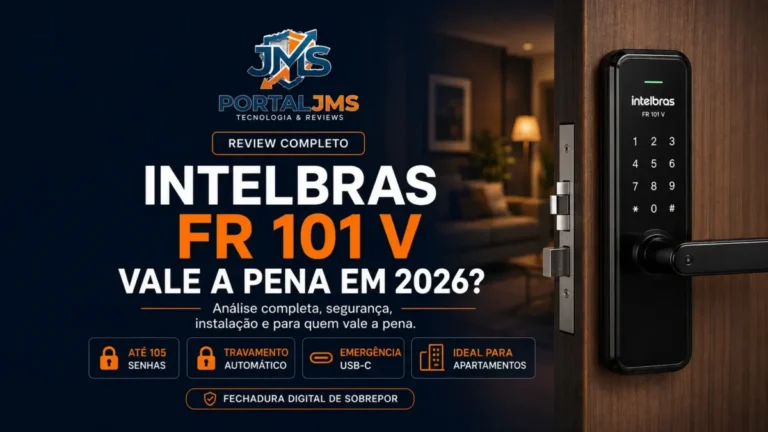 Intelbras FR 101 V vale a pena em 2026 - review da fechadura digital de sobrepor